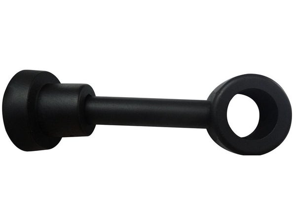 Support tringle à rideau Charme recup, 28 mm noir mat INSPIRE