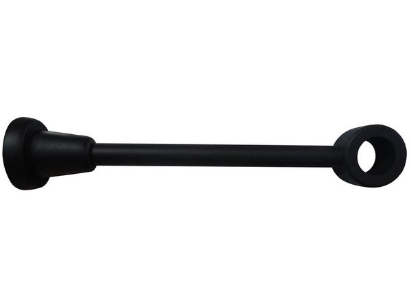 Support tringle à rideau Charme recup, 28 mm noir mat INSPIRE