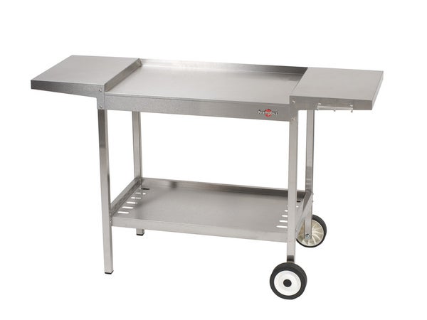 Chariot KRAMPOUZ Pour plancha, gris / argent