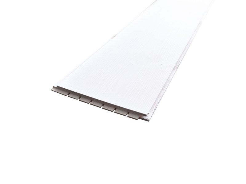 Baguette d'angle brossée blanc 250 x 27,5 cm