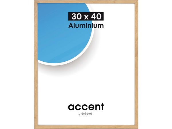 Accent Cadre en chêne Scandic 61x91,5 cm - chêne - verre standard
