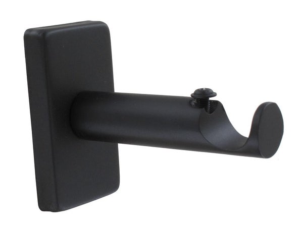 Lot de 2 supports tringle à rideau Factory, 20 mm noir mat IB+