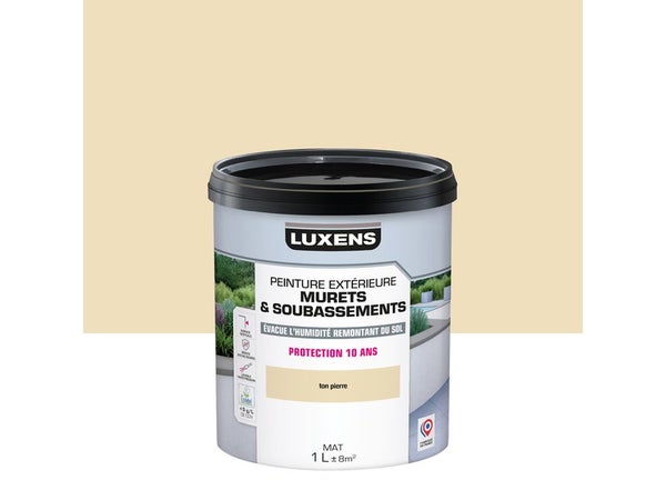 Peinture muret et soubassement Surfaces verticales LUXENS, pierre, 1 l