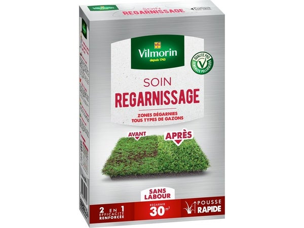 Soin regarnissage 2 en 1, VILMORIN, 500 g 30 m²