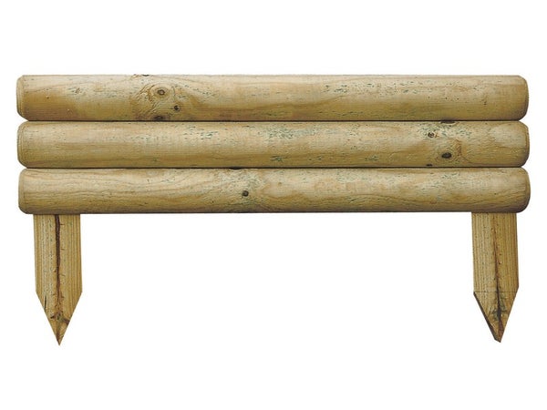 Bordure bois naturel, H.50 x L.100 cm