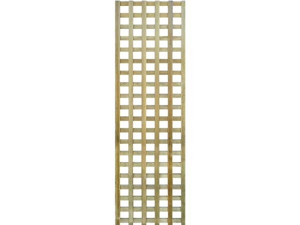 Panneau treillis bois ajoure Sevilla, naturel, FOREST STYLE, l.45 x H.180 cm