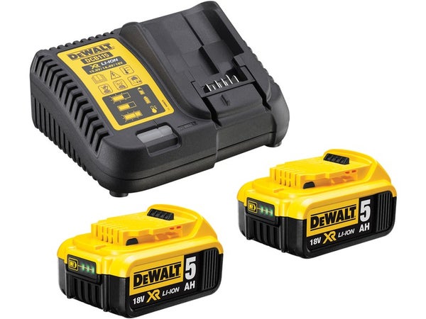 Pack batterie DEWALT, 18 V, 5 Ah Dcb115p2 lithium-ion