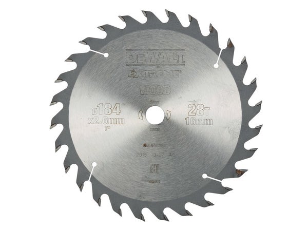 Lame de scie circulaire,DEWALT, diam. 184 x 16 mm