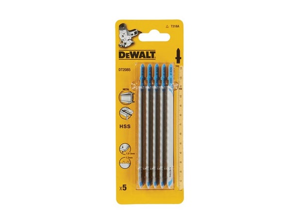 Lame de scie sauteuse métal coupe droit, DEWALT, 3 mm