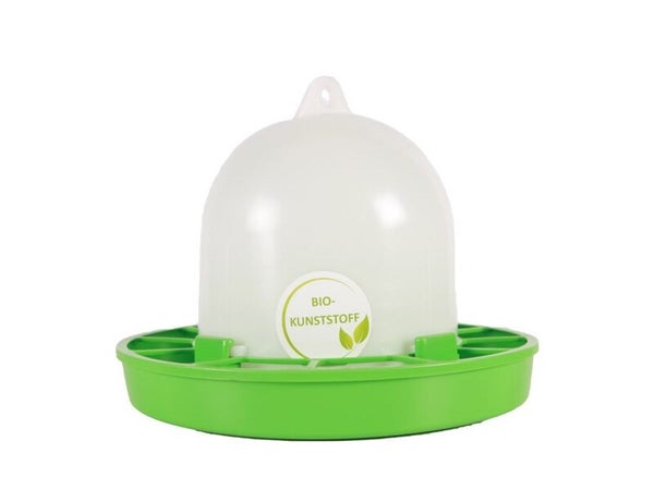 Nourrisseur a tremie + grille ligne verte, 2,5kg, diam. 30 cm, H. 24 cm, CHIKA