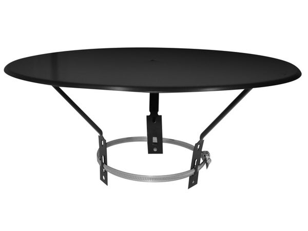Chapeau pare pluie Diam. 125-200 mm noir  ISOTIP JONCOUX