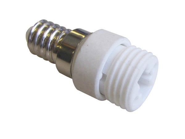 Transformateur De Douille E14 En G9 G9, Plastique, Blanc 100 W