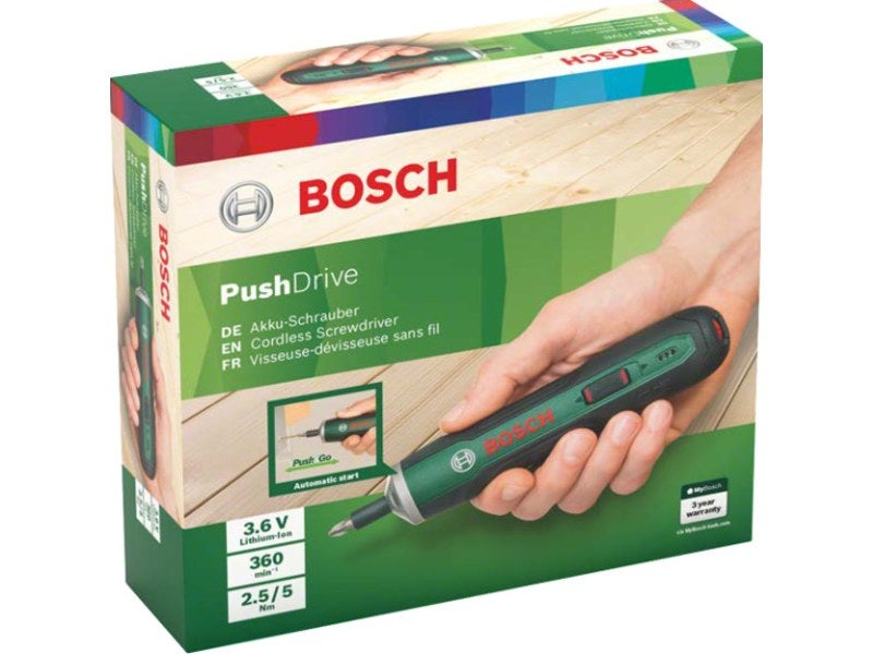 Tournevis sans fil Bosch PushDrive 