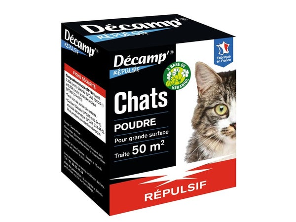 Répulsif en poudre pour chiens et chats DECAMP', 200g