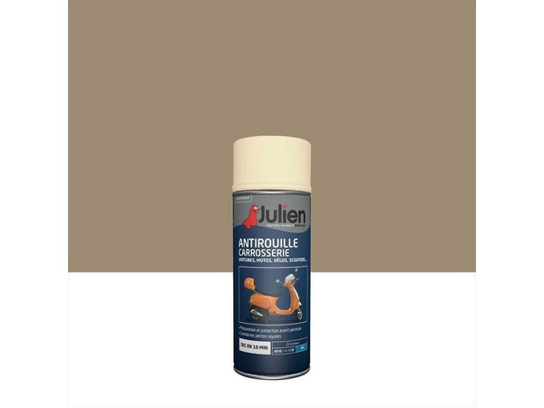 Peinture aérosol Antirouille carrosserie JULIEN transparent mat 400 ml