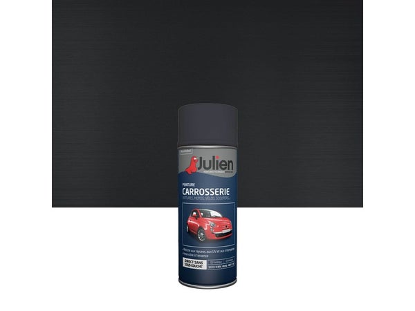 Bombe de peinture Carrosserie JULIEN gris acier métallisé 400 ml