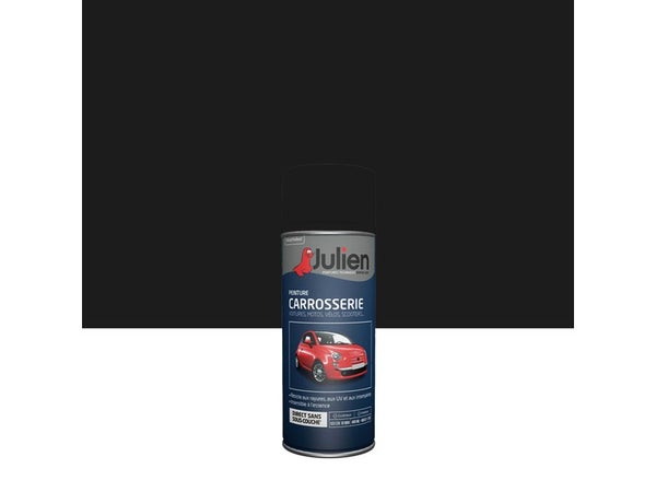 Bombe de peinture Carrosserie JULIEN noir magic nacré satiné 400 ml