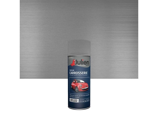 Bombe de peinture Carrosserie JULIEN argent métallisé 400 ml
