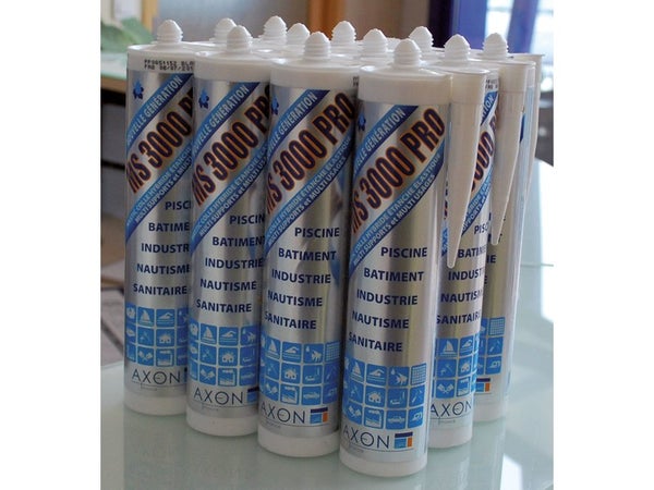 Mastic colle Ms 3000 pro bleu pour piscine
