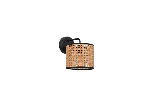 Applique à 1 ampoule E14 Cannage, COREP, chic métal naturel