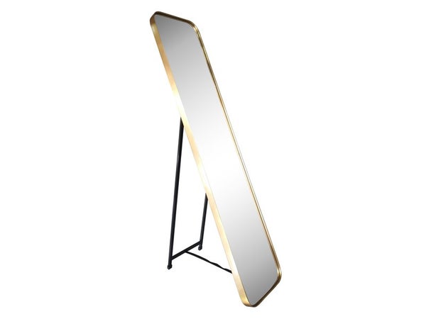 Miroir rectangulaire, Psyché, l.150.5 x H.30.5 cm, doré