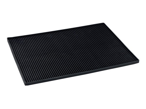 Tapis égouttoir maxi en silicone, 40x30 cm, noir