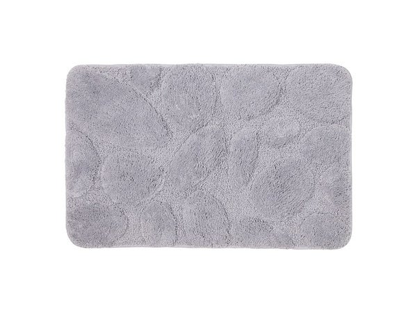 Tapis de bain l.50 x L.80 cm gris, Pebbles SENSEA