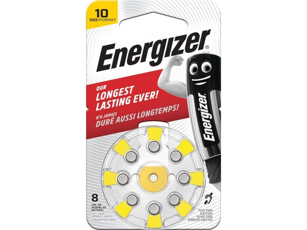 Lot de 8 piles auditive zinc  1.4 V  ENERGIZER