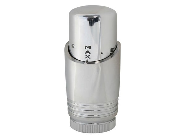 Tête de robinet thermostatique droit mâle plastique chromé SOMATHERM FOR YOU