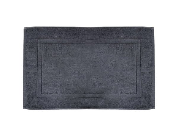 Tapis de bain l.50 x L.80 cm gris, Terry SENSEA