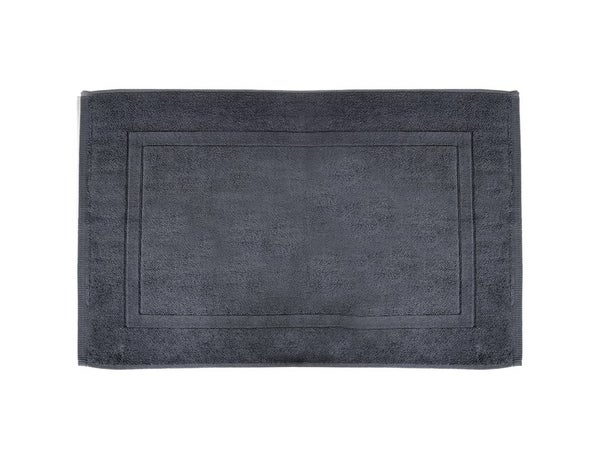 Tapis de bain l.50 x L.80 cm gris, Terry SENSEA