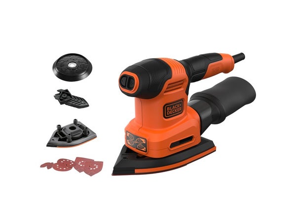 Ponceuse filaire BLACK + DECKER MuLtiponceuse bew200k, 200 W