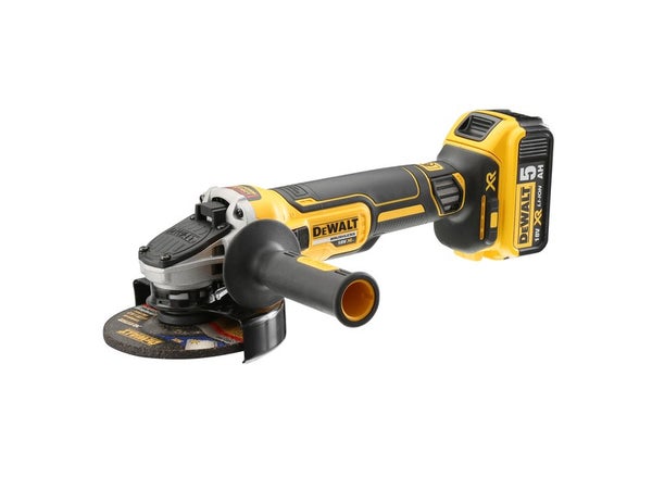 Meuleuse sans fil, 2 batteries, DEWALT DCG405P2-QW,125 mm 18 V