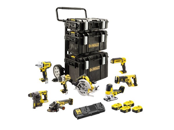 Pack de 8 outils sans fil DEWALT Dck856p4-qw 5 Ah