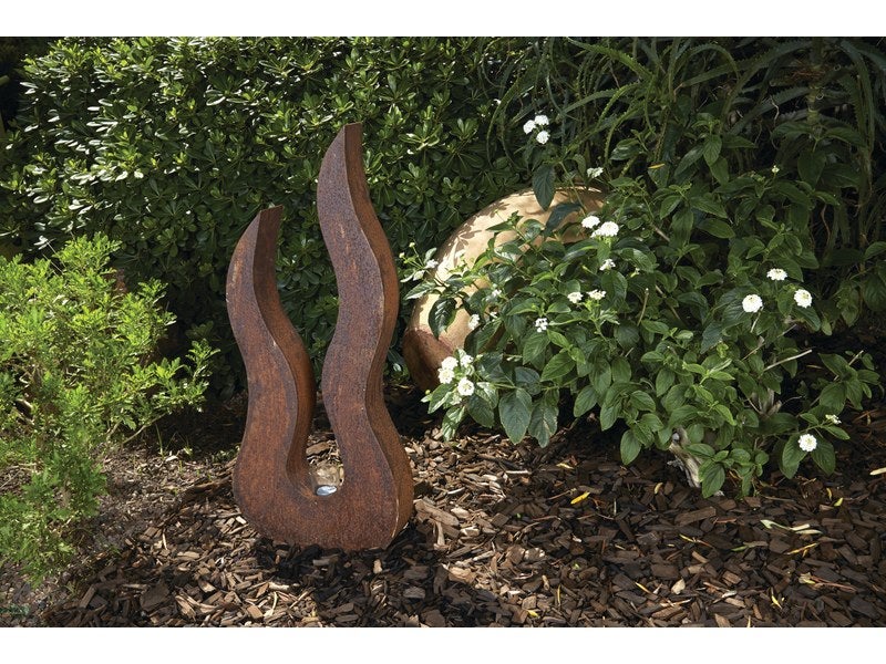 Piquet de jardin en métal rouillé - Décoration de jardin - 30 cm :  : Cuisine et maison