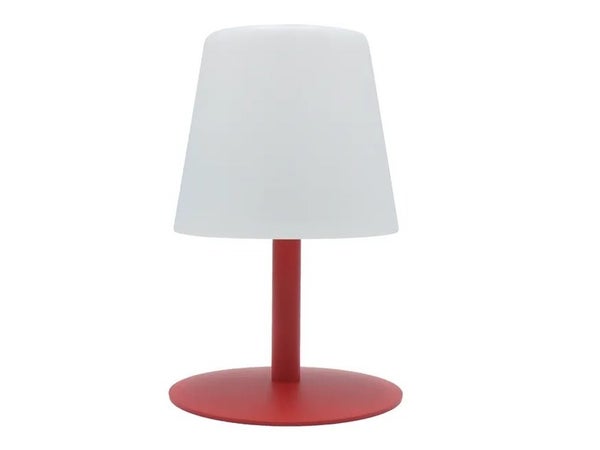 Lampe extérieure rechargeable, Standy mini love, 55-110 lumens, LUMISKY, rouge