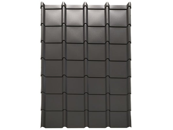 Plaque de toiture Easy anthracite Linea IKO,  l.0.86 x L.1.13m
