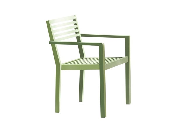 Fauteuil de jardin DCB GARDEN Gaston en aluminium vert