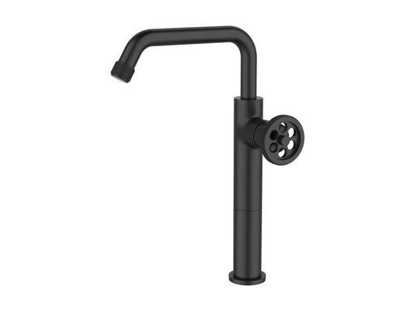 Mitigeur lavabo noir mat, ESSEBAGNO Indus XL