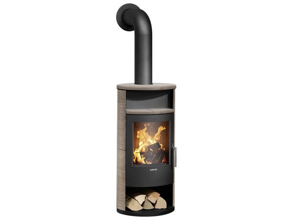 Poêle à bûche JUSTUS Island 5 marron / noir, 5 kW