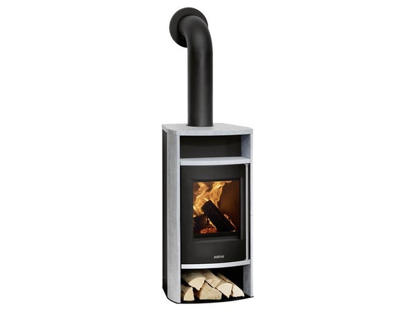 Poêle à bûche JUSTUS Frisco 2.0 gris, 5 kW