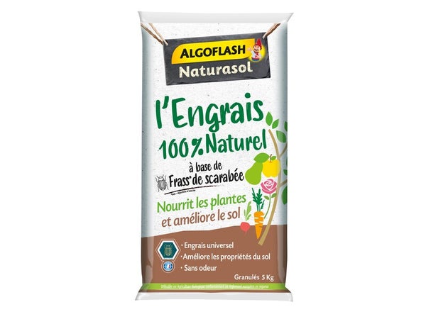 Engrais naturel complet ALGOFLASH NATURASOL 5 kg