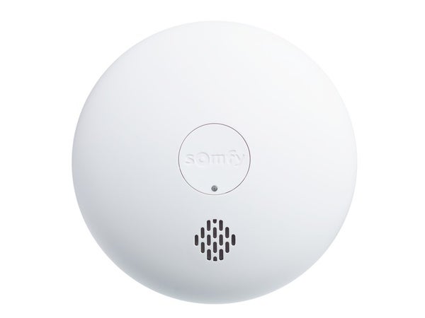 Détecteur de fumée connecté SOMFY PROTECT, 2 ans