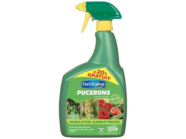 Traitement des insectes antipucerons FERTILIGENE , pourarbres fruitiers, arbustes, plantes décoratives et légumes, 800 ml + 20% gratuit