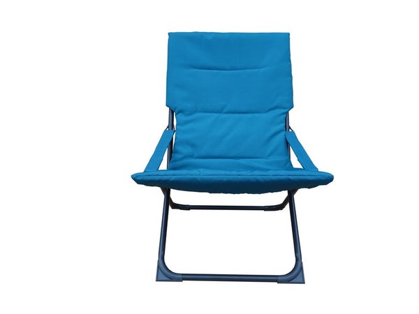 Relax de jardin Marsella en acier bleu