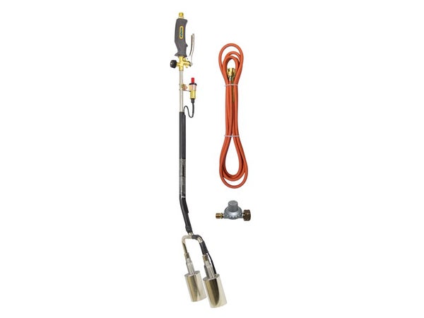 Désherbeur thermique à bouteille de gaz 2 brûleurs Hozelock