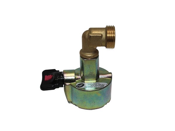 Adaptateur type 513 Hozelock pour bouteille de gaz valve automatique Ø 27mm