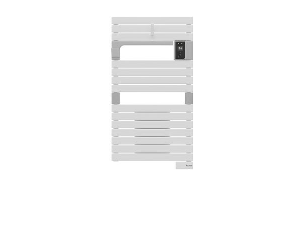 Sèche-serviettes électrique soufflant SAUTER 1500W, H.103.2 x l.55 cm Asama connecté blanc