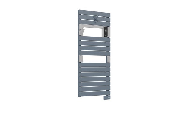 Sèche-serviettes électrique SAUTER 500W, H.103.2 x l.55 cm Asama connecté bleu gris