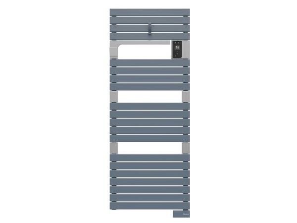 Sèche-serviettes électrique SAUTER 750W, H.143.2 x l.55 cm Asama connecté bleu gris
